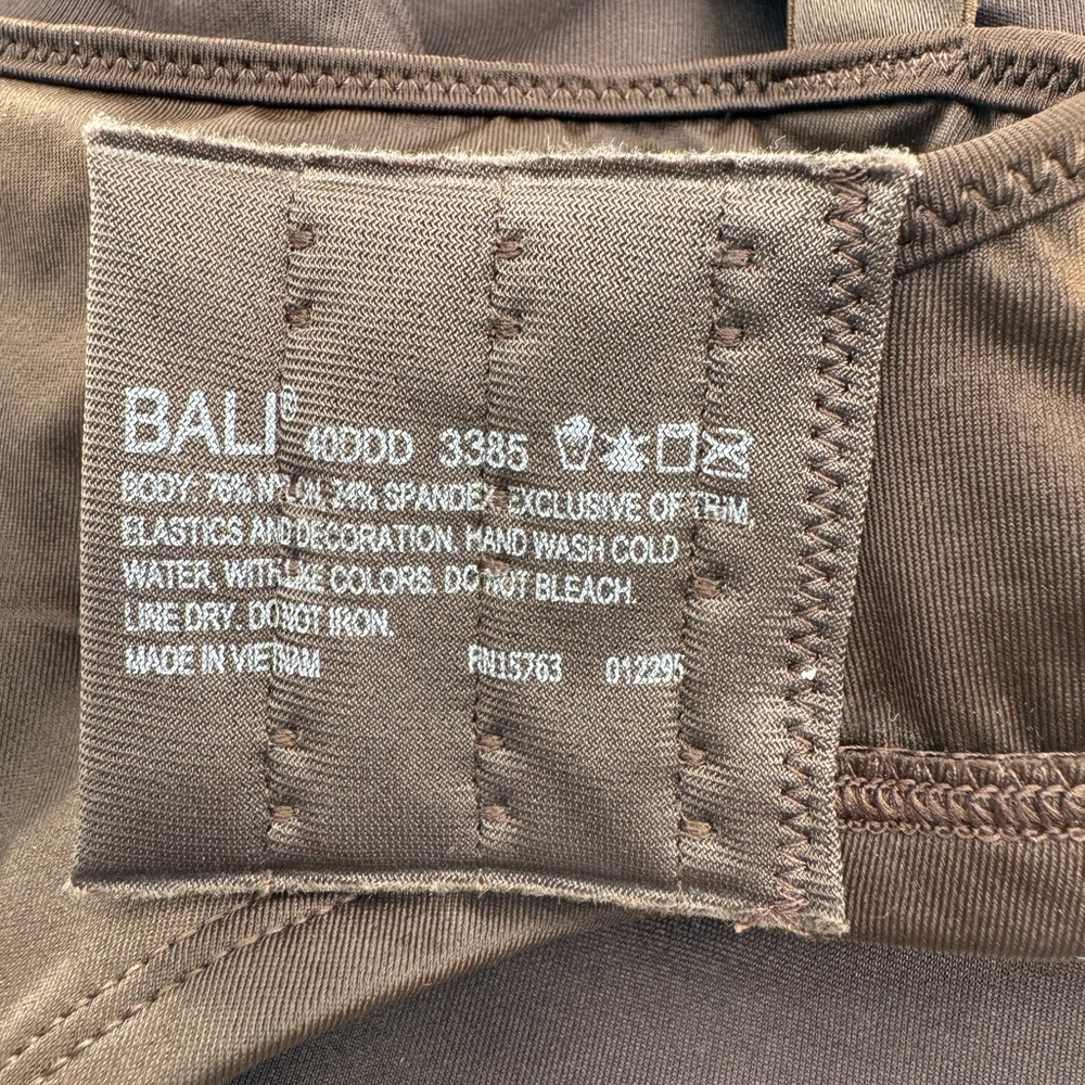 Bali Minimizer Bra Size 40DDD Lined 3385 Women's Comfort Brown NEW Brown RN15763 - Picture 6 of 7